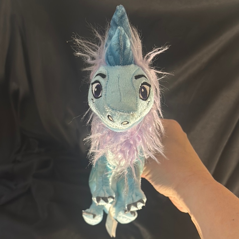 Blue Plush Dragon Toy